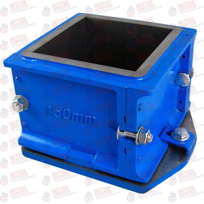 Cast Iron Cube Mould Four Part 150 Mm Concrete Testing Equipment