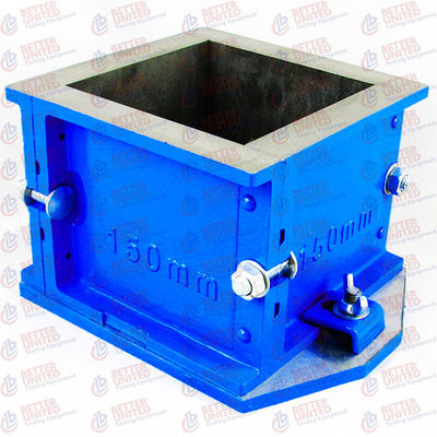 Cast Iron Cube Mould Four Part 150 Mm Concrete Testing Equipment
