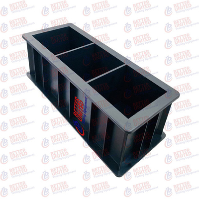 Plastic Cube Mould 100 Mm 3 Gangs Concrete Testing Equipment