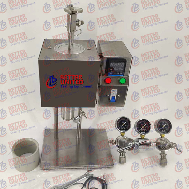 Knob Control Fluids Testing Equipment 1KW High Temperature High Pressure Filter