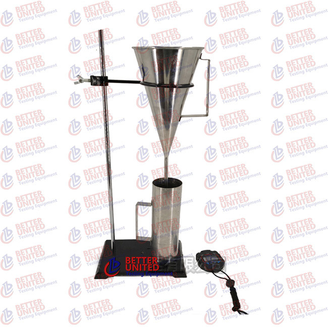 Standard Funnel Viscometer With Bracket And Stopwatch Drilling Fluids Testing Equipment