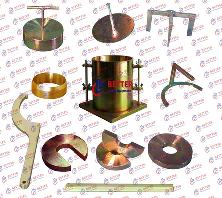Kit d'essai de sol de CBR d'en en acier 13286-47 de moule et d'accessoires