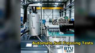Testeur automatique de processus de congélation du sol